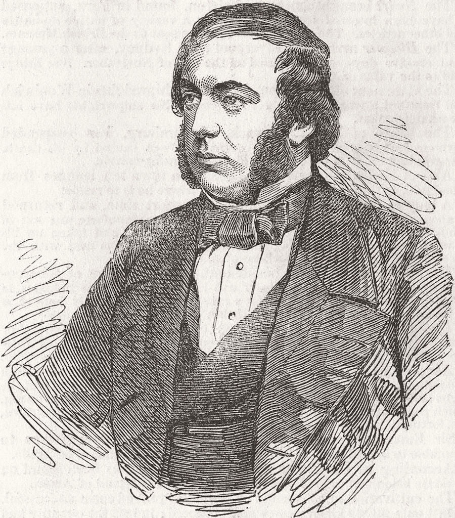 DURHAM. Digby Seymour, for Sunderland 1853 old antique vintage print picture